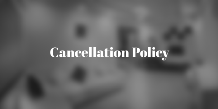 Cancellation Policy